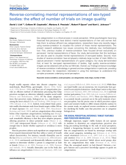 Reverse-correlating mental representations of sex