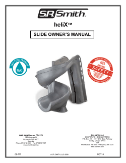 heliXTM - heliX&reg; Pool Slide Info