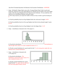 Quiz Bowl Formatted Question On Binomial And Geometric