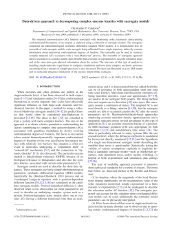 Data-driven approach to decomposing complex enzyme kinetics