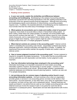 Accounting Information Systems: Basic Concepts and Current Issues