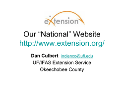 Our National eXtension Website
