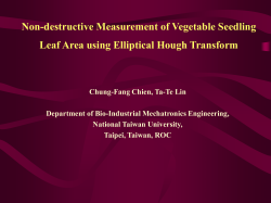Non-destructive Measurement of Vegetable Seedling Leaf Area