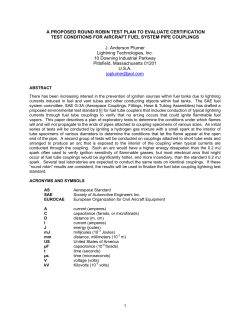 A Proposed Round Robin Test Plan to Evaluate