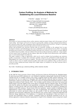 Carbon Profiling: An Analysis of Methods for