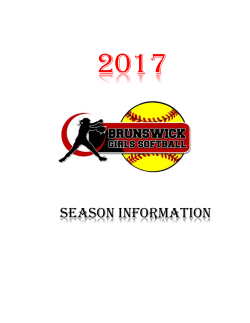 season information - Brunswick Girls Softball League