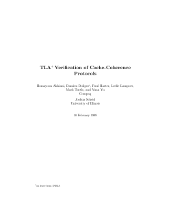 TLA Verification of Cache-Coherence Protocols