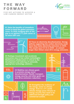 Five Key Actions to Achieve a Low