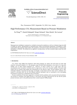 High performance CO2 measurement based on pressure modulation