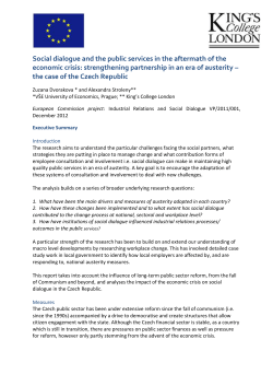 Czech Republic - King`s College London