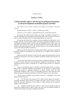 Carbon dioxide capture and storage in geological formations as