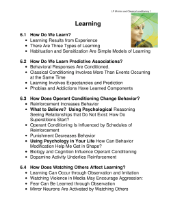 Classical Conditioning