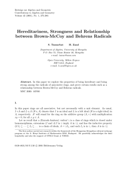 Hereditariness, Strongness and Relationship between Brown