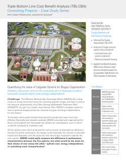 (TBL-CBA) Consulting Projects &ndash; Case Study Series