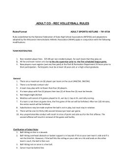 Rules - City of La Crosse