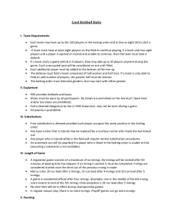 Coed Kickball Rules