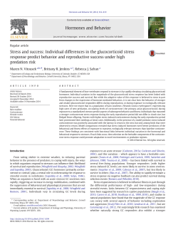 Individual differences in the glucocorticoid stress response predict