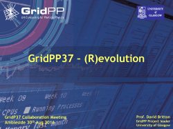 GridPP Public Service Summit