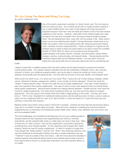 By Ladd R. McNamara, MD - Meken Equity Management