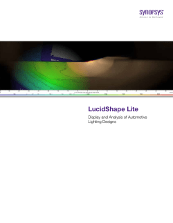 LucidShape Lite - Automotive Light Data