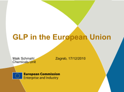 GLP - European Commission