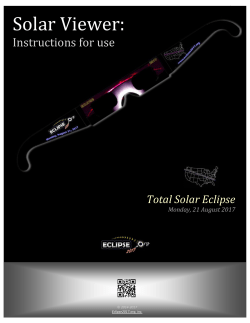 Solar Viewer - Eclipse 2017 Org