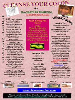 Define: Diet - Internal Life Detox