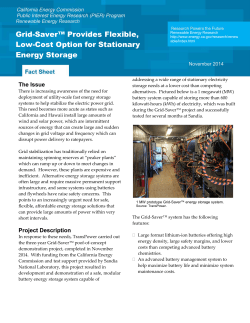 Grid-Saver&trade; Provides Flexible, Low-Cost Option for