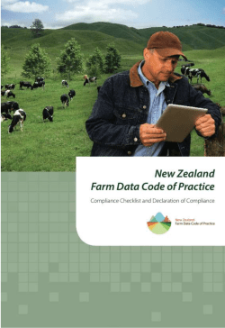Compliance Checklist - NZ Farm Data Code of Practice