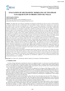 evaluation of mechanistic modelling of two-phase