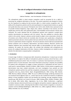 The role of configural information in facial emotion recognition in