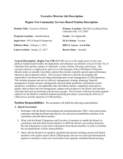 Executive Director Job Description Region Ten Community Services