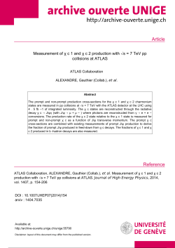 Article - Archive ouverte UNIGE