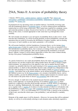 254A, Notes 0: A review of probability theory