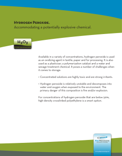 Hydrogen Peroxide System