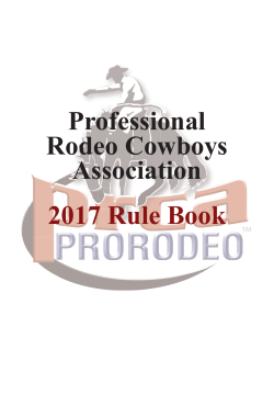 2017 Rule Book - Pro Rodeo.org