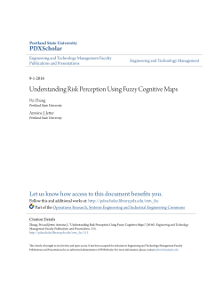 Understanding Risk Perception Using Fuzzy Cognitive Maps