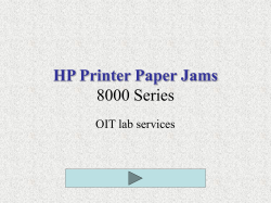 HP Printer Paper Jams