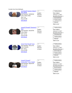 Crochet Yarn from Michaels