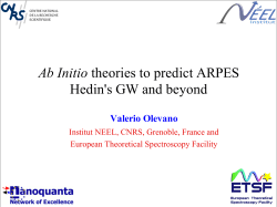 Excited States and Spectroscopy