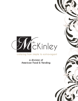 catering from simple to extravagant a division of American Food