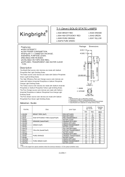 Kingbright - Die Elektronikerseite