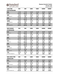 Davens Ceramic Center LOW FIRE EARTHENWARE 25# 50# 100
