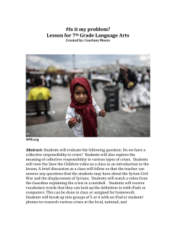 Is it my problem? Lesson for 7 th Grade Language Arts