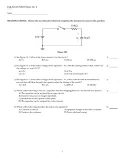 Fall-2014 ENS203 Quiz No. 6