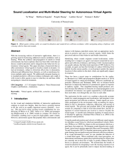 Sound Localization and Multi-Modal Steering for Autonomous