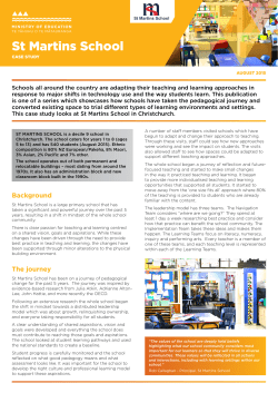St Martins School Case Study