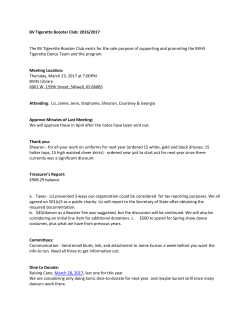 BV Tigerette Booster Club: 2016/2017 The BV Tigerette Booster