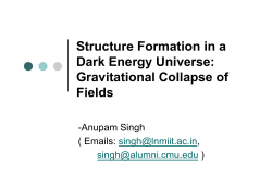 Structure Formation in a Dark Energy Universe: Gravitational