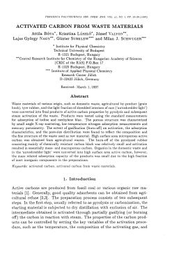 activated carbon from waste materials